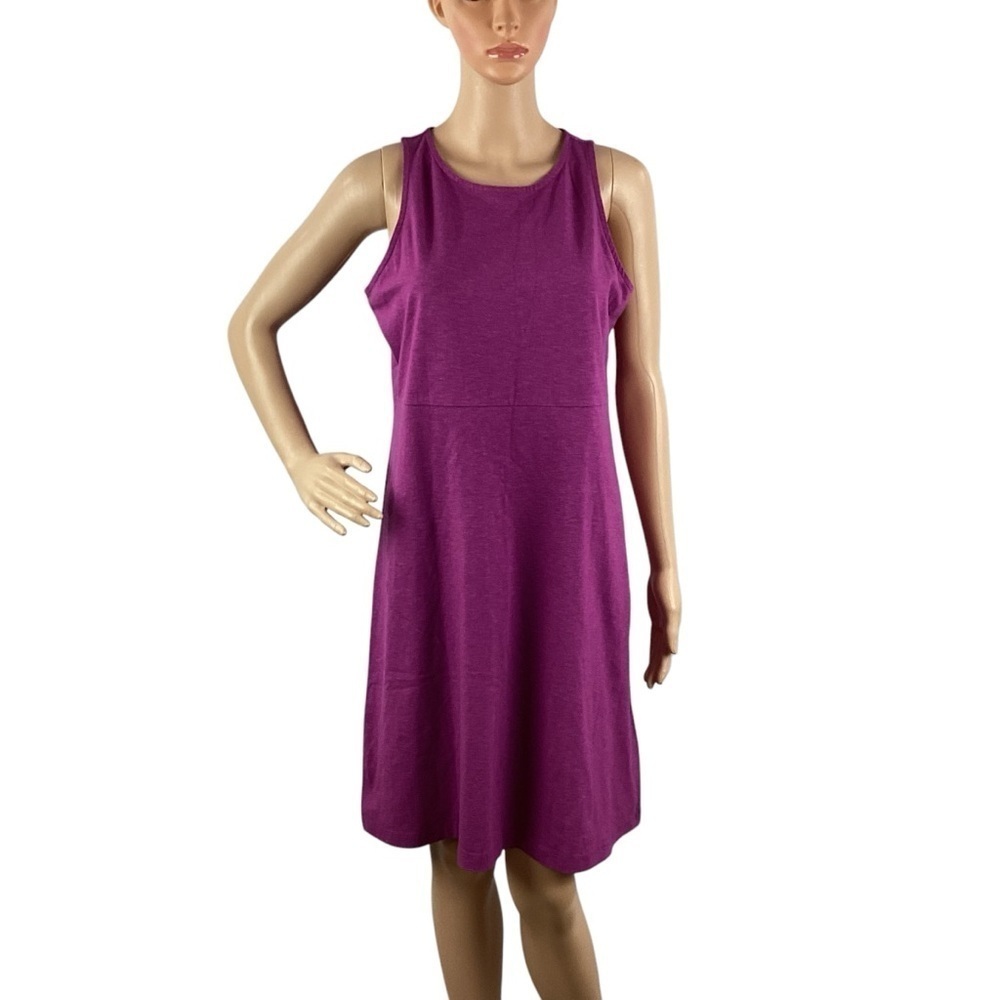 Eddie Bauer Sleeveless A-Line Tank Dress M Purple